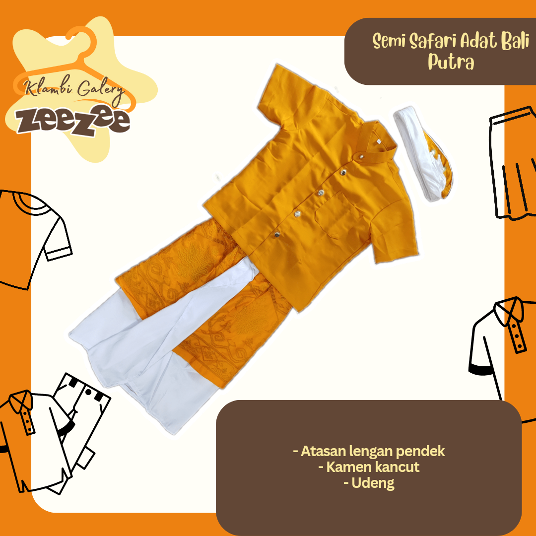 SEMI SAFARI ADAT BALI PUTRA KUNING