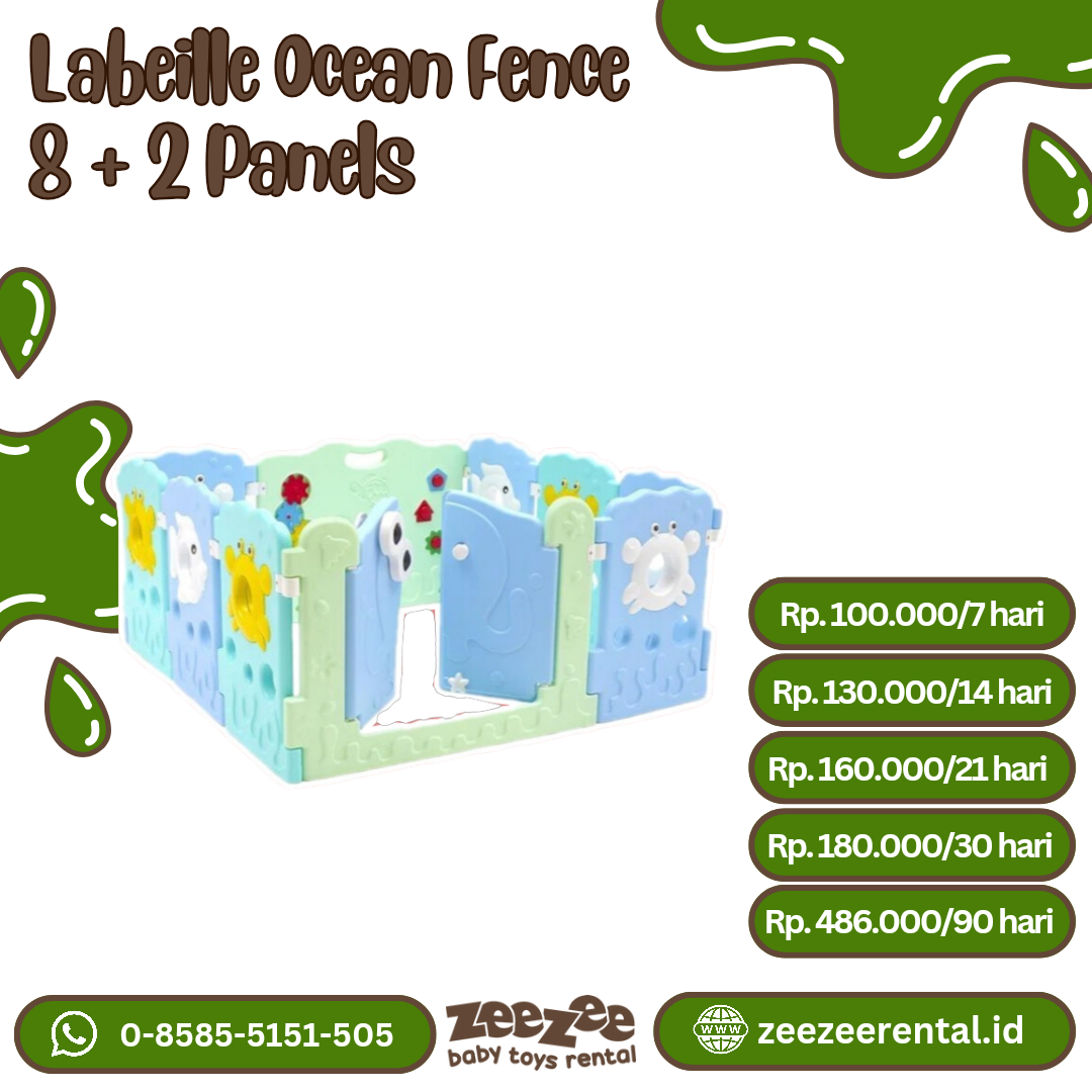 LABEILLE OCEAN FENCE 8+2 PANELS