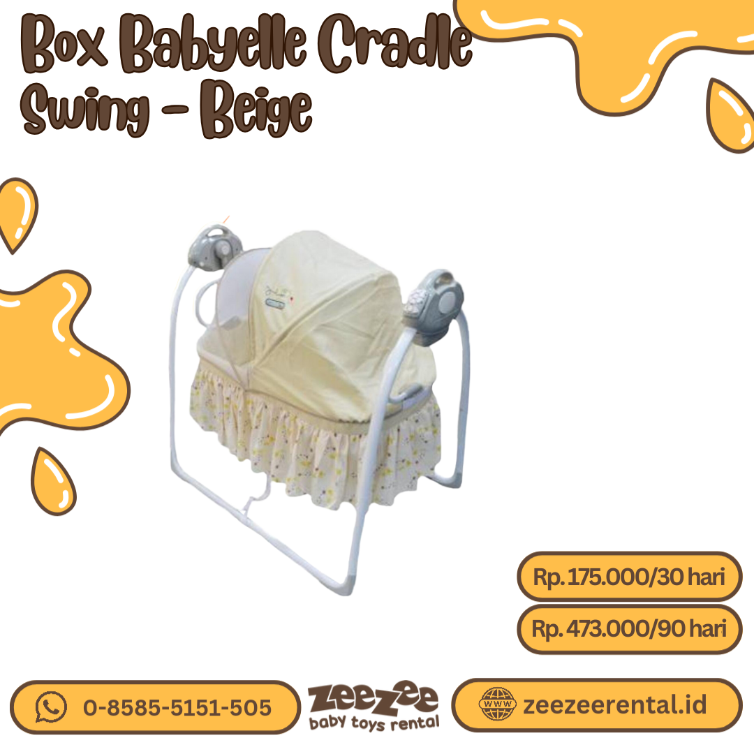 BOX BABYELLE CRADLE SWING - BEIGE
