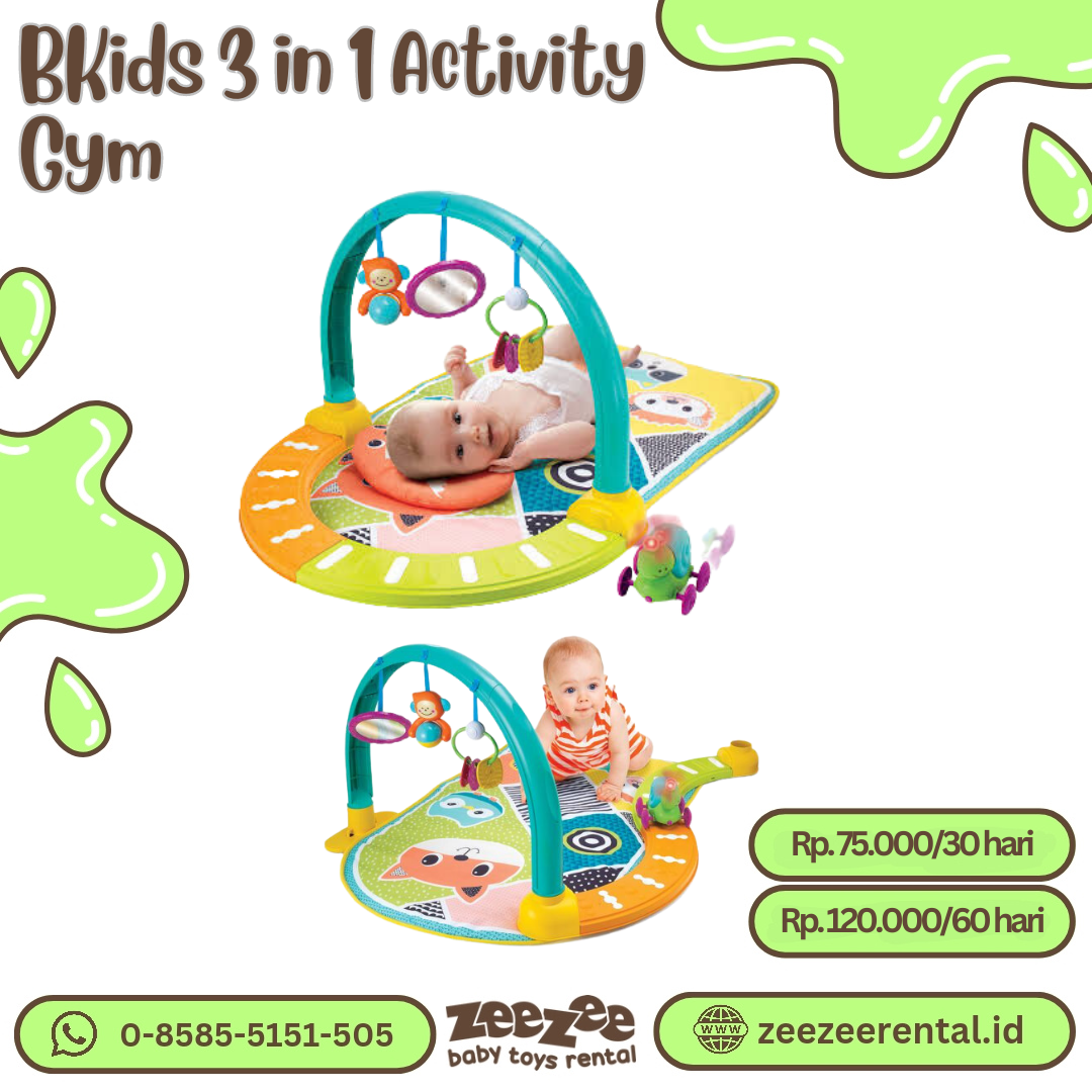BKIDS 3 IN 1 ACTIVITY GYM