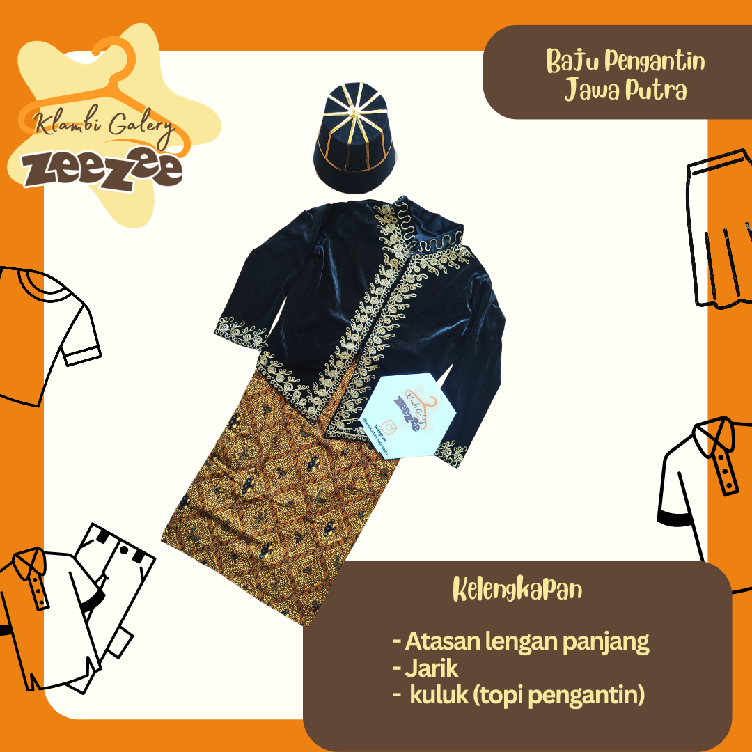 BAJU PENGANTIN JAWA PUTRA