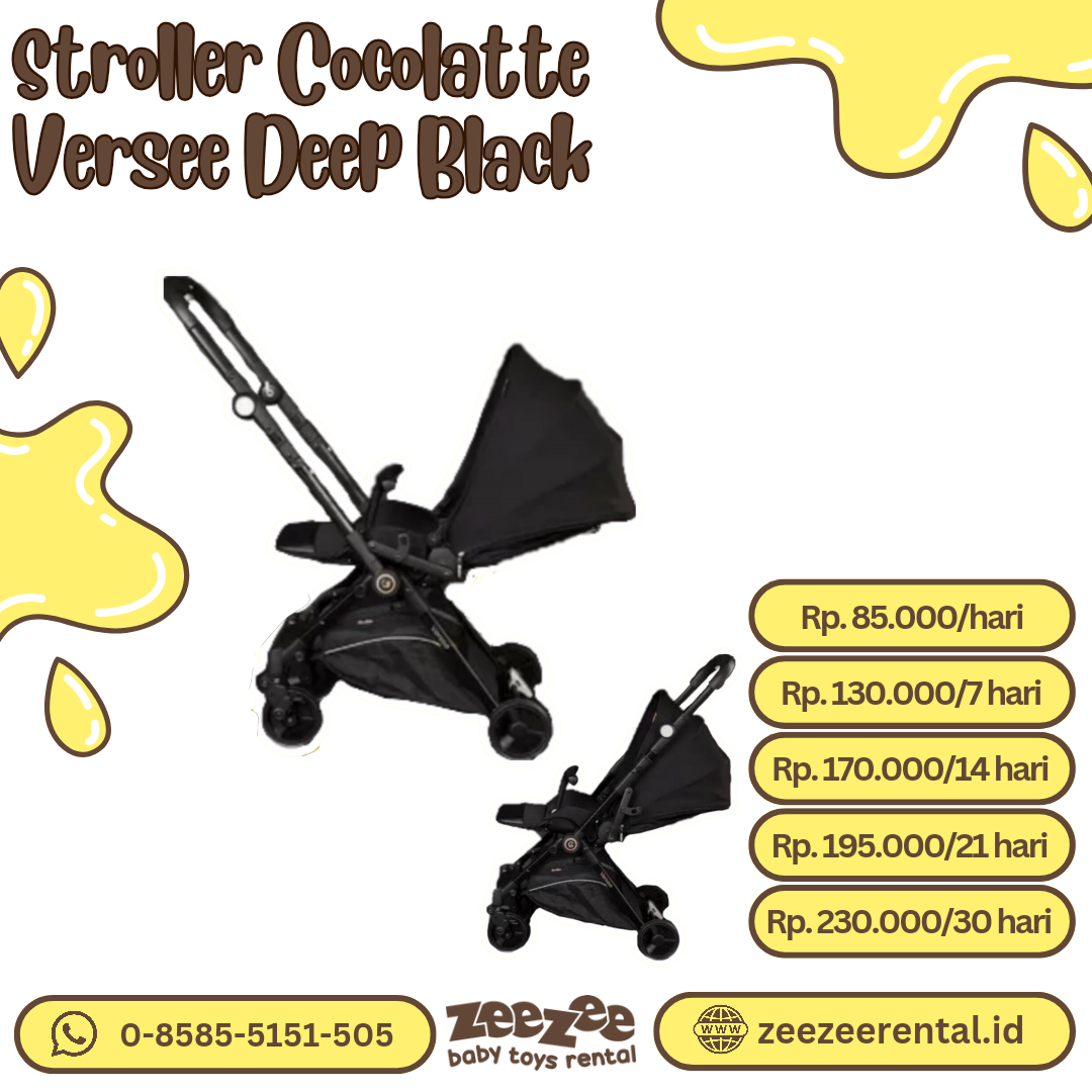 STROLLER COCOLATTE VERSEE DEEP BLACK