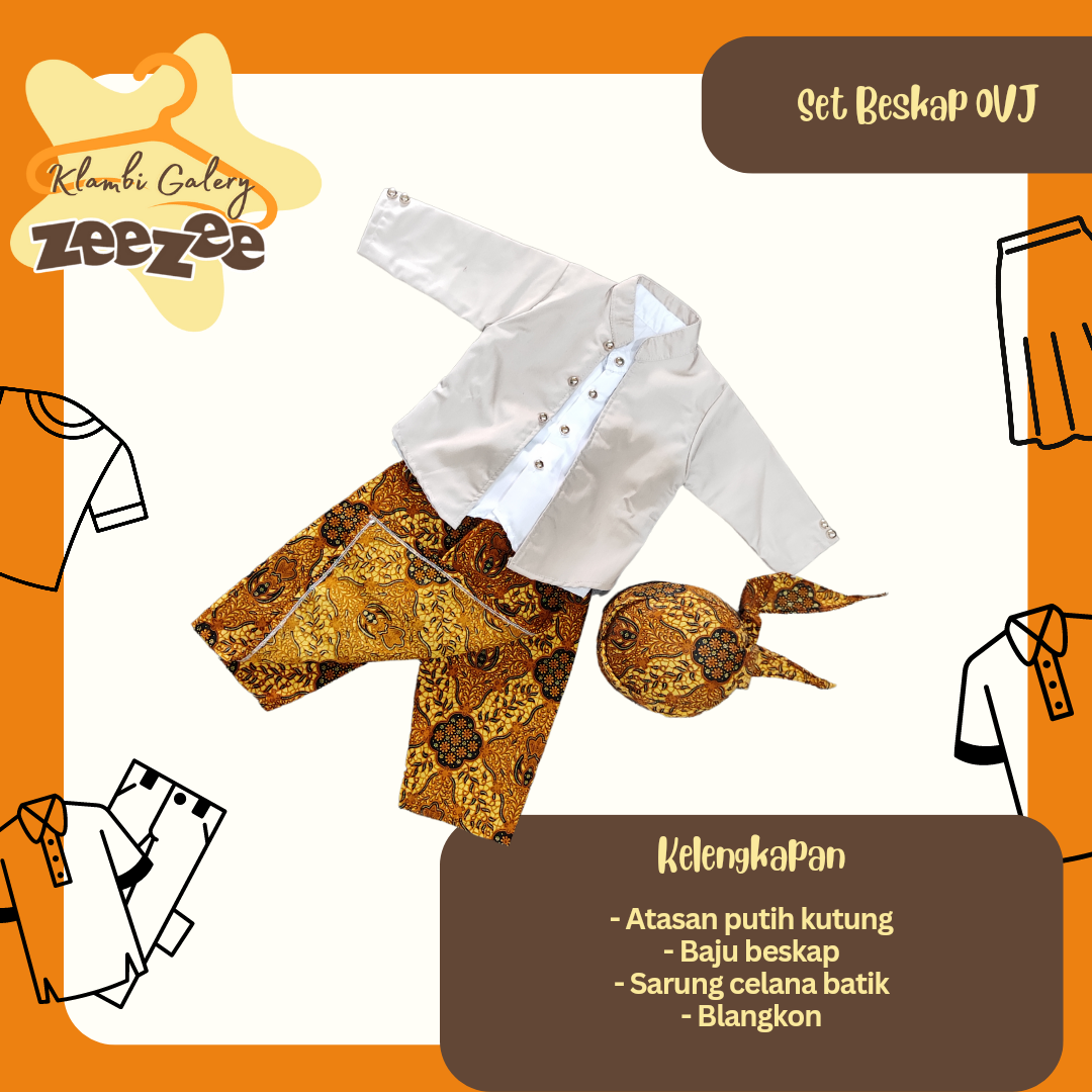 SET BESKAP OVJ CREAM