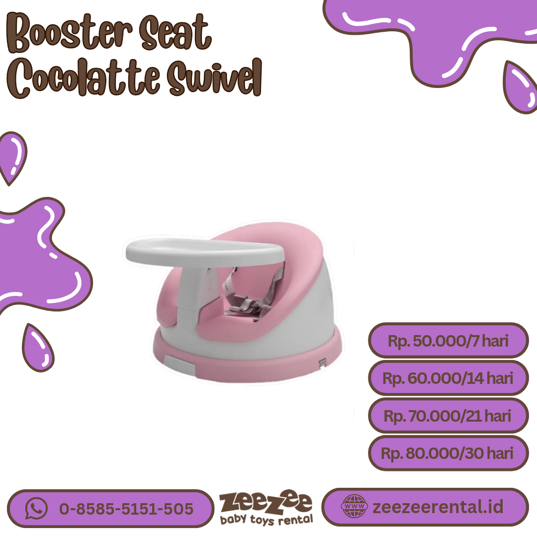 BOOSTER SEAT COCOLATTE SWIVEL