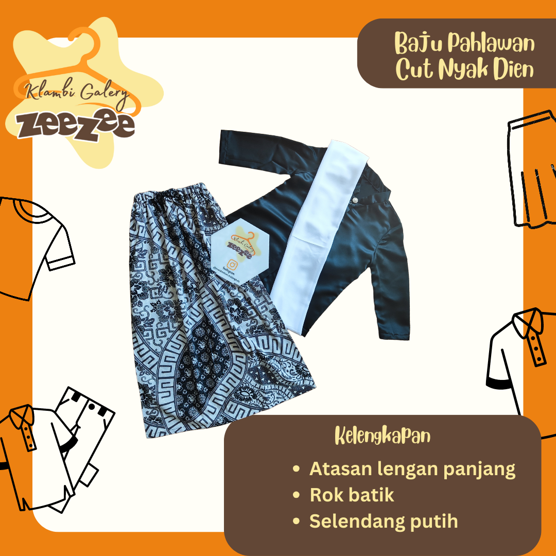 BAJU PAHLAWAN CUT NYAK DIEN