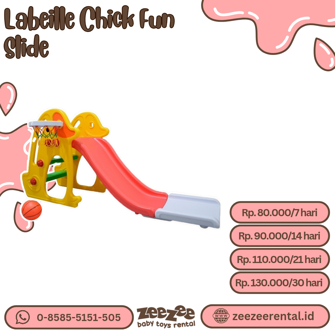 LABEILLE CHICK FUN SLIDE - YELLOW