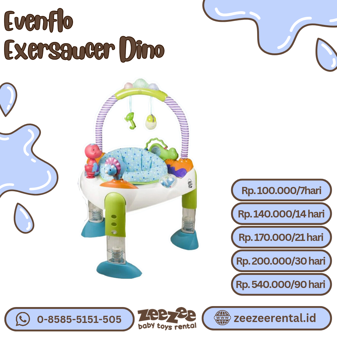 EVENFLO EXERSAUCER DINO