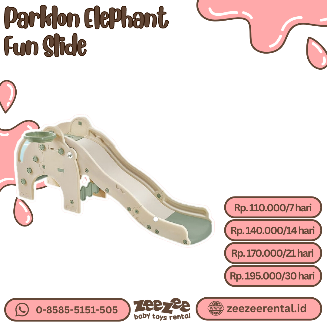 PARKLON ELEPHANT FUN SLIDE
