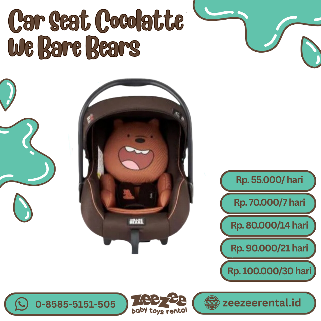 COCOLATTE INFANT CARRIER WE BARE BEAR