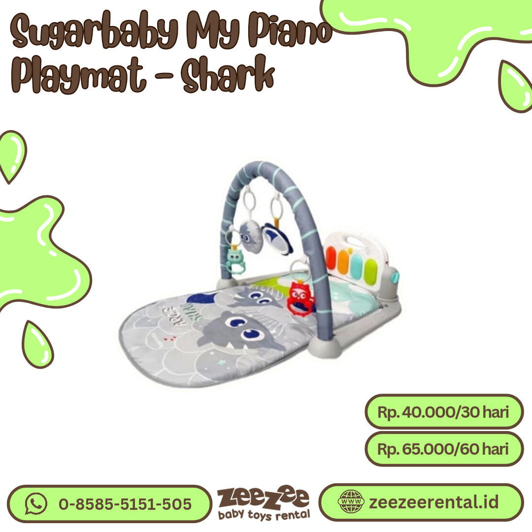 SUGARBABY MY PIANO PLAYMAT - SHARK