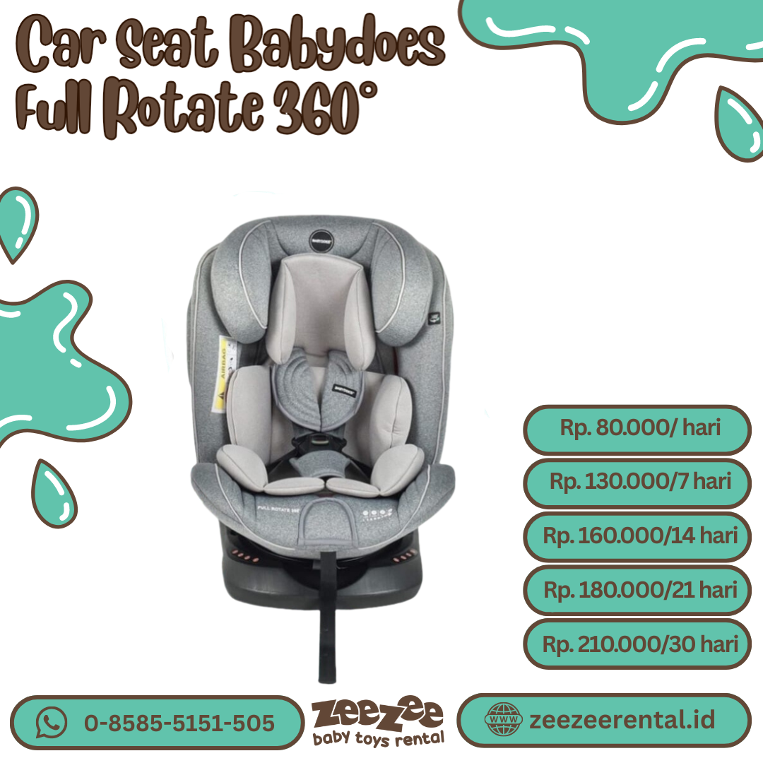 CAR SEAT BABYDOES FULL ROTATE 360°