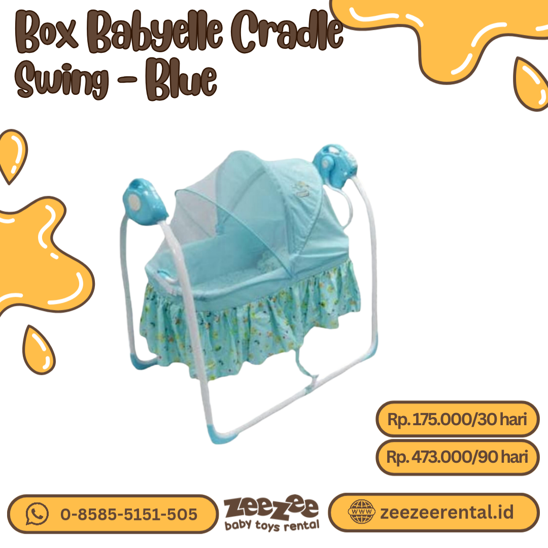 BOX BABYELLE CRADLE SWING - BLUE