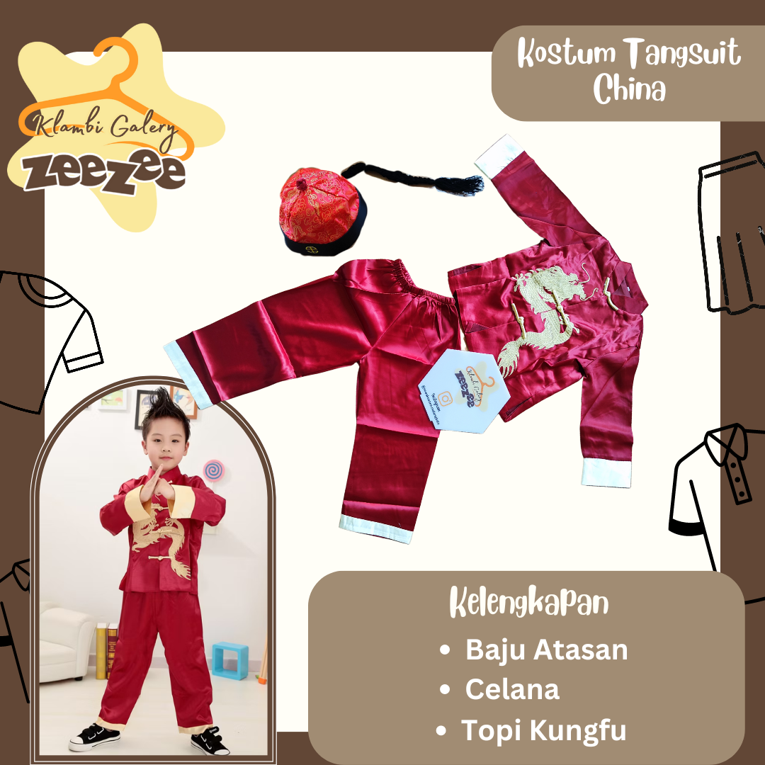 KOSTUM TANGSUIT CHINA CELANA