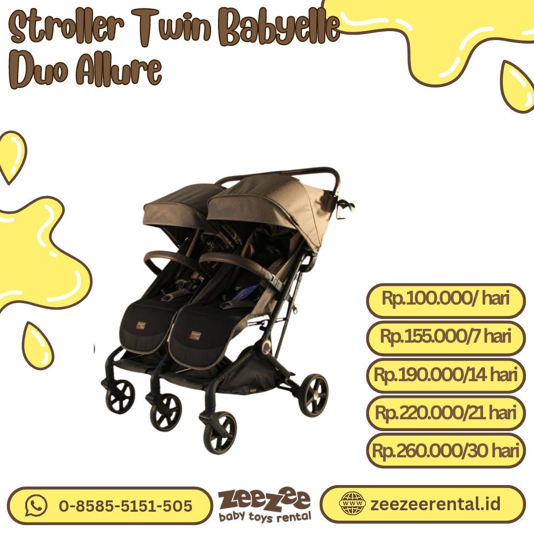 STROLLER TWIN BABYELLE DUO ALLURE