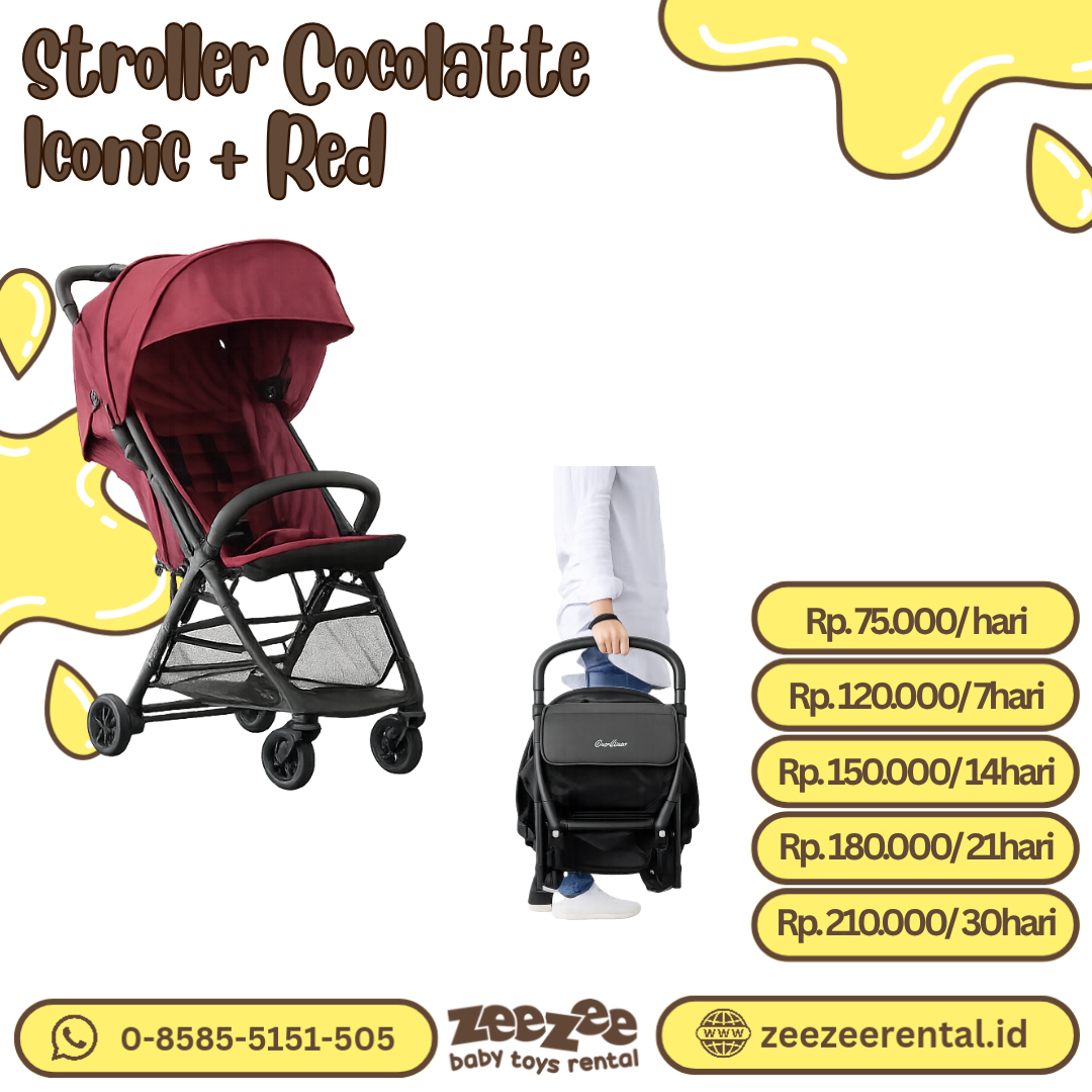 STROLLER COCOLATTE ICONIC+ RED