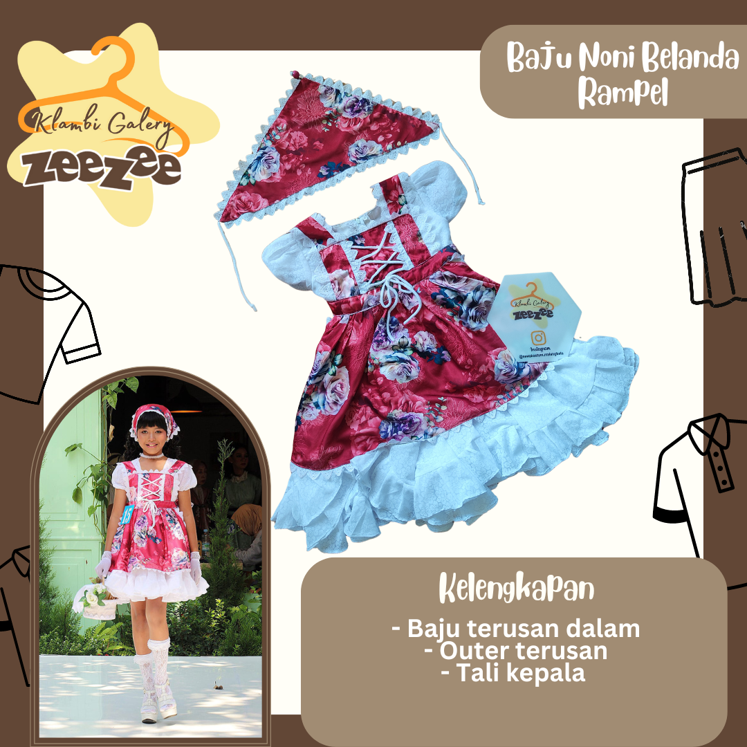 BAJU NONI BELANDA RAMPEL 
