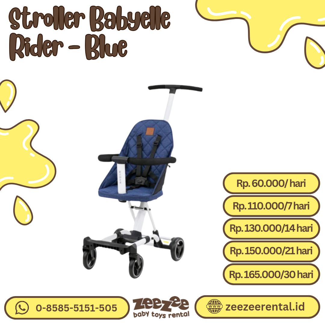 STROLLER BABYELLE RIDER BLUE