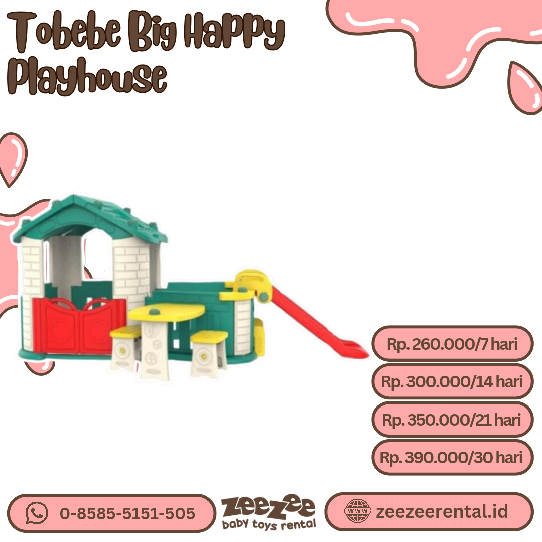 TOBEBE BIG HAPPY PLAYHOUSE
