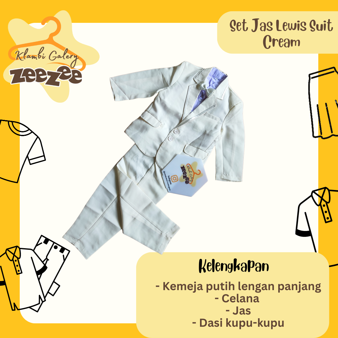SET JAS LEWIS SUIT CREAM