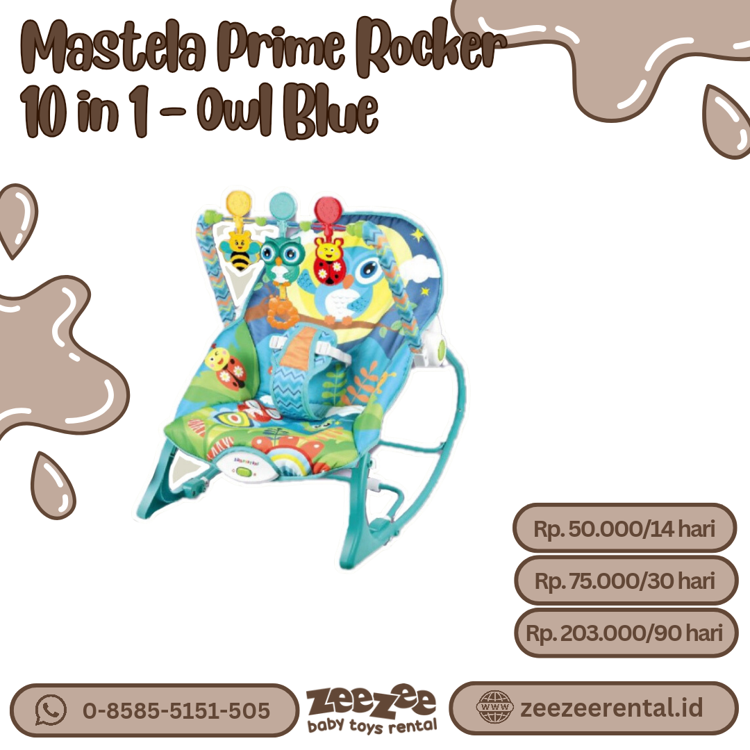 MASTELA PRIME ROCKER 10 IN 1- OWL BLUE