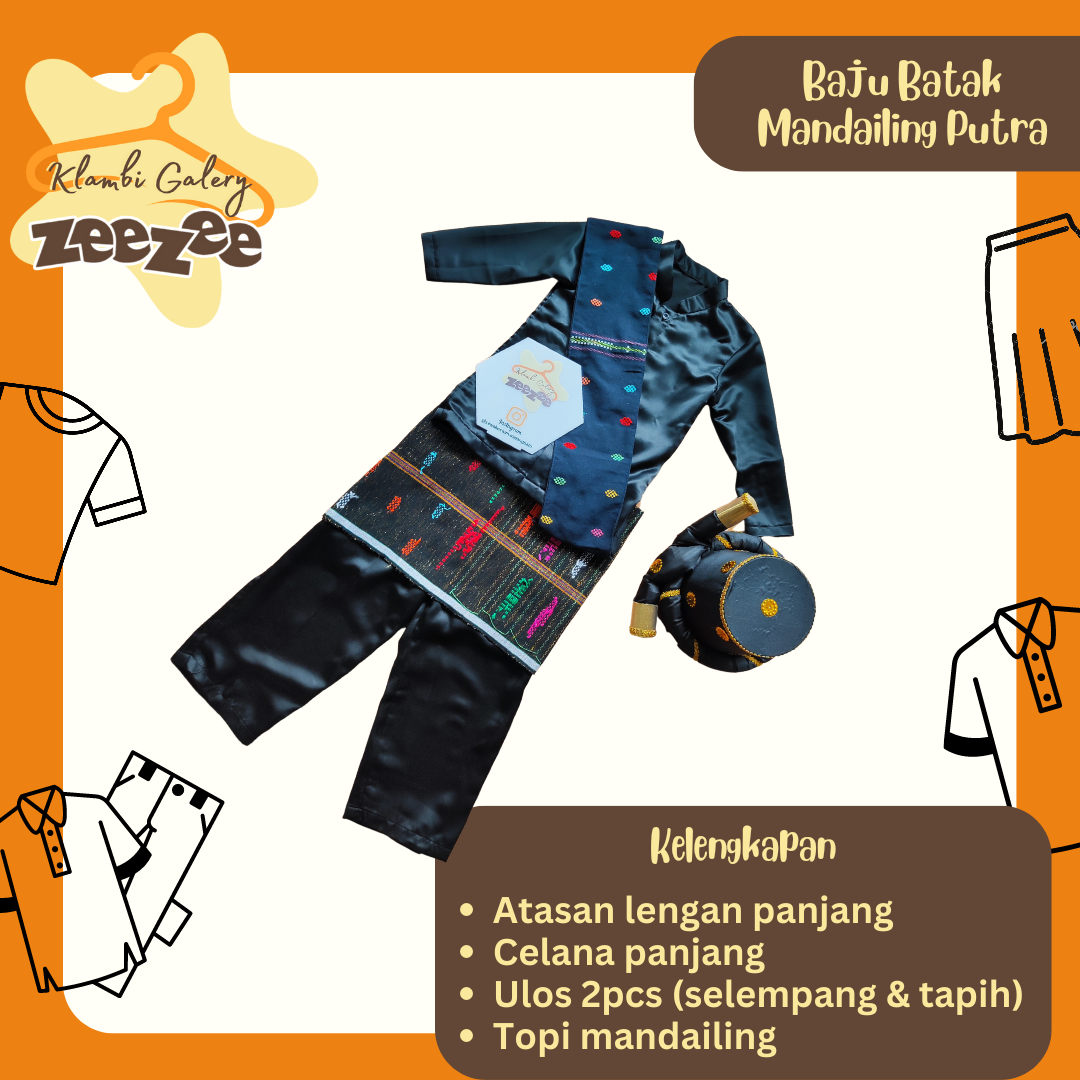 BAJU BATAK MANDAILING PUTRA