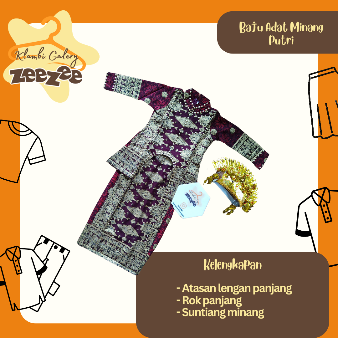 BAJU ADAT MINANG PUTRI