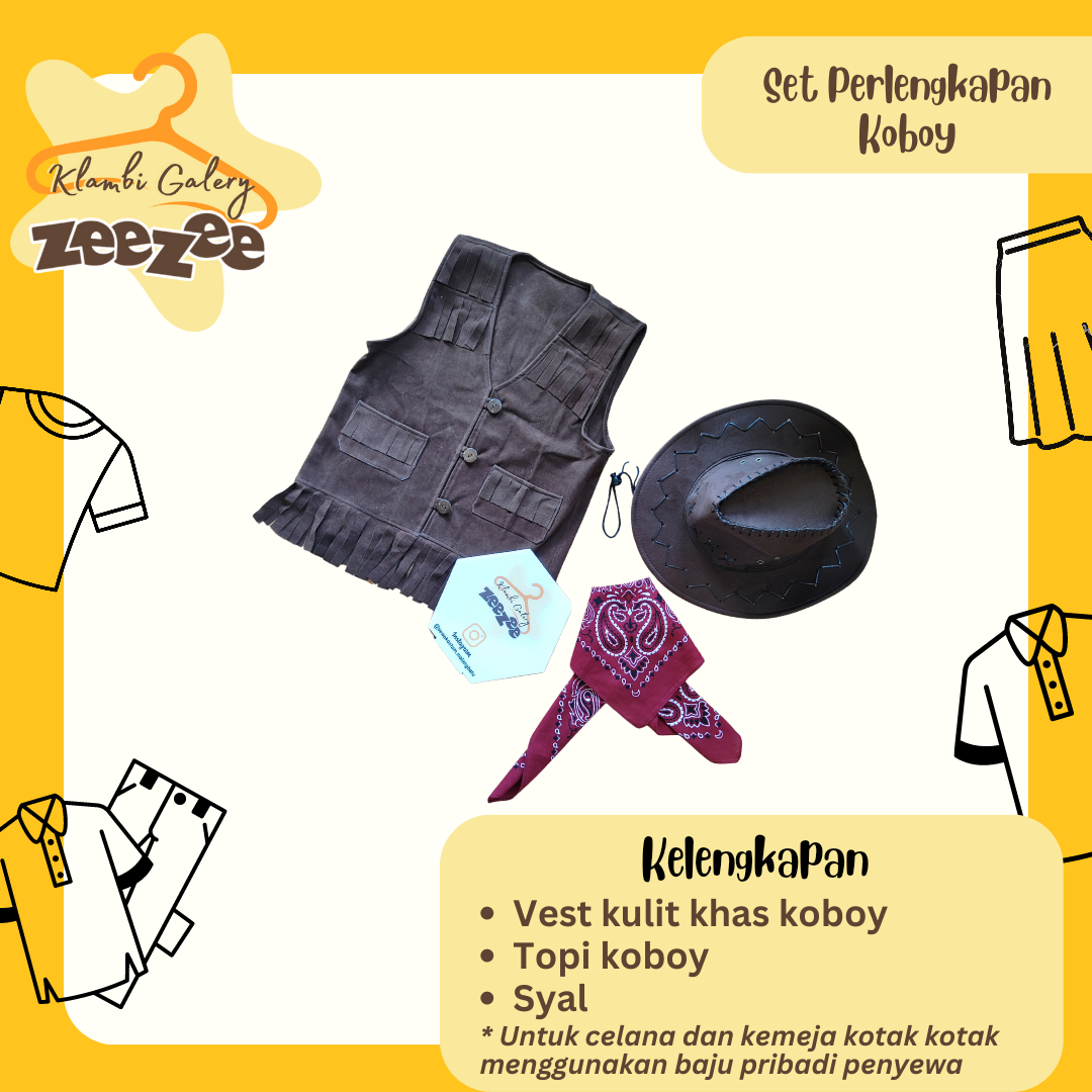 SET PERLENGKAPAN KOBOY 
