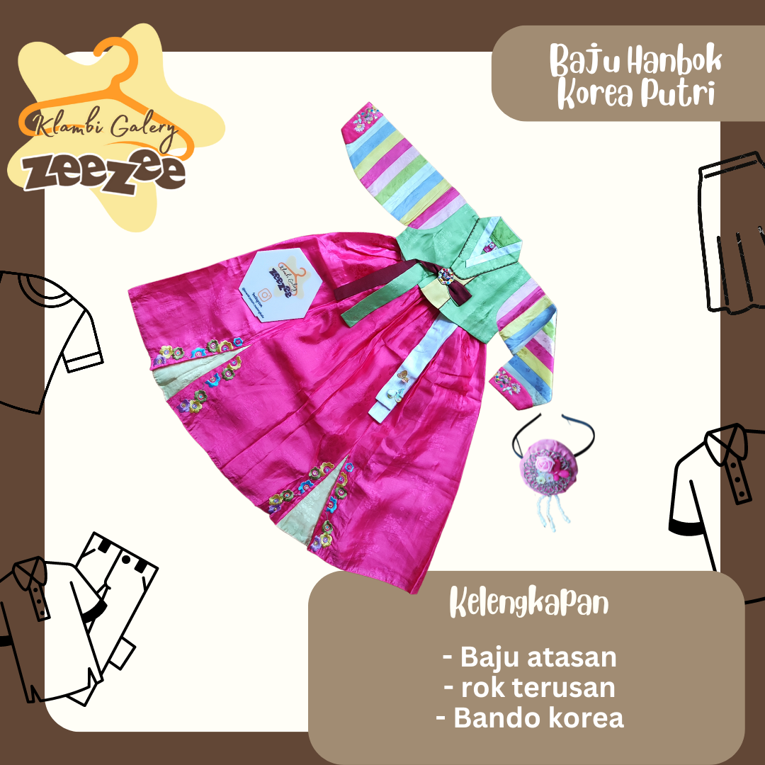 BAJU HANBOK KOREA PUTRI BAJU HANBOK KOREA PUTRI