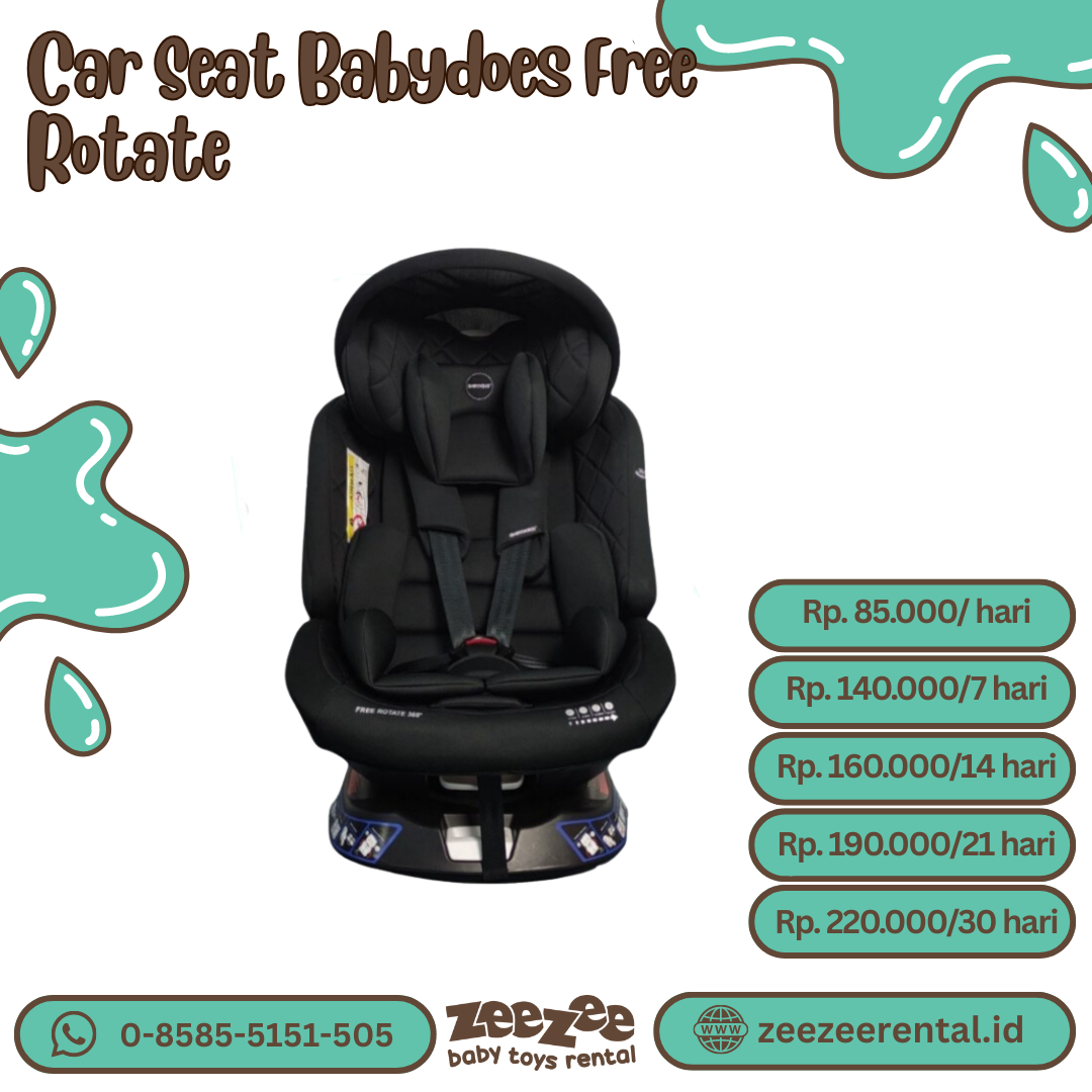 CAR SEAT BABYDOES FREE ROTATE